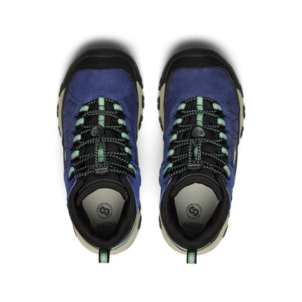 Big Kids' Targhee IV Waterproof Hiking Boot  |  Skipper Blue/Hemlock