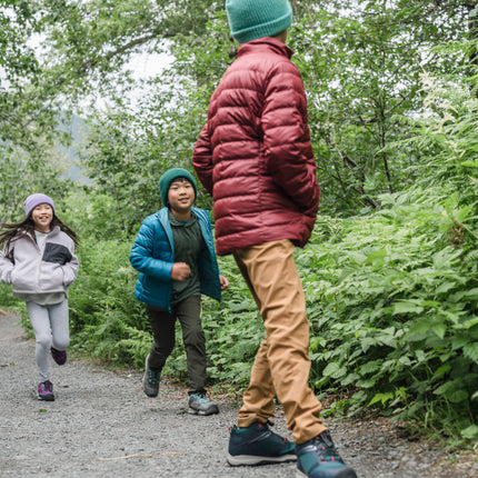 Big Kids' Wanduro Waterproof Boot  |  Fjord Blue/Fuchsia Purple
