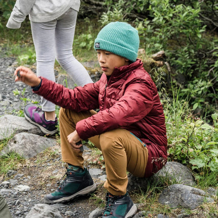 Big Kids' Wanduro Waterproof Boot  |  Fjord Blue/Fuchsia Purple