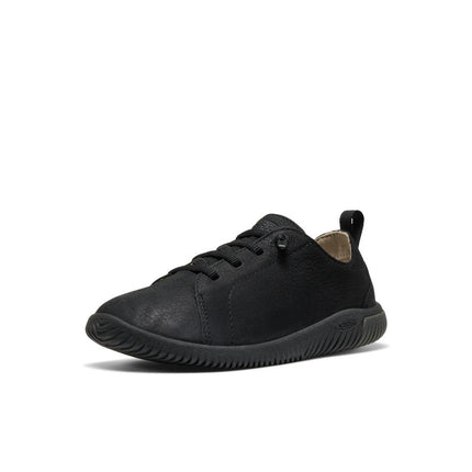 Big Kids' KNX Leather Sneaker  |  Triple Black