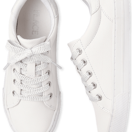 Girls Low Top Sneakers - whiteGirls Low Top Sneakers - white