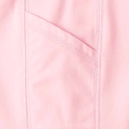 Girls Quick Dry High Rise Bike Shorts - pinkGirls Quick Dry High Rise Bike Shorts - pink