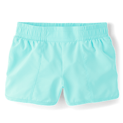 Girls Quick Dry Lined Shorts - blueGirls Quick Dry Lined Shorts - blue