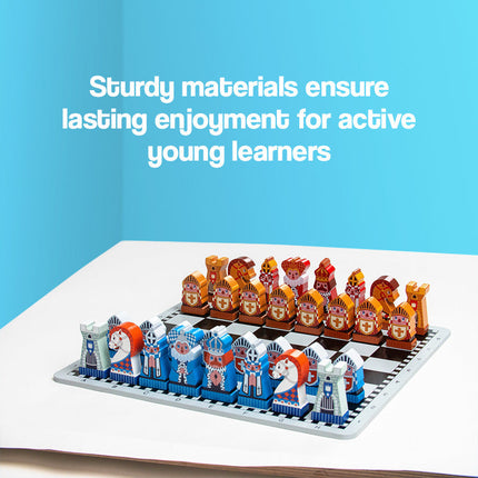 Checkmate Kingdom Educational Chess Set for Kids