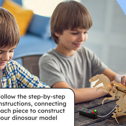 Wooden Dinosaur Assembly STEM Kit