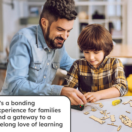 Wooden Dinosaur Assembly STEM Kit