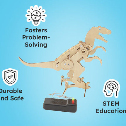 Wooden Dinosaur Assembly STEM Kit