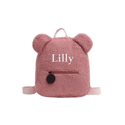 Teddy Buddy Custom Name Backpack