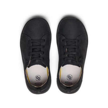 Big Kids' KNX Leather Sneaker  |  Triple Black