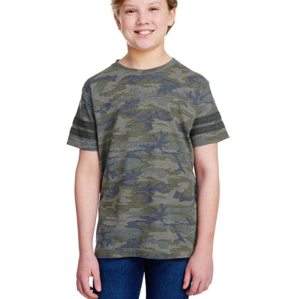 LAT 6137: Youth Football Fine Jersey T-Shirt