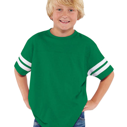LAT 6137: Youth Football Fine Jersey T-Shirt