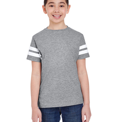 LAT 6137: Youth Football Fine Jersey T-Shirt