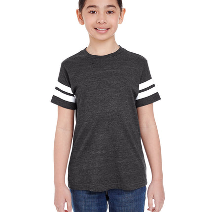 LAT 6137: Youth Football Fine Jersey T-Shirt