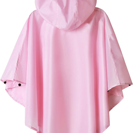 Lightweight Kids Rain Poncho Jacket Waterproof Outwear Rain Coat