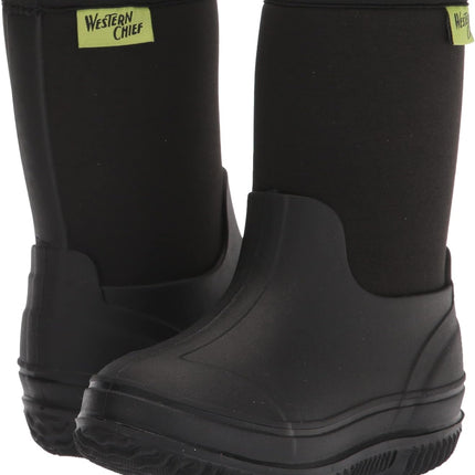 Western Chief Kids Freestyle Neoprene Outdoor Boot, Lightweight, Kid Friendly for Boys and Girls Waterproof Boot for Rain, Mud, Cold Weather, Snow