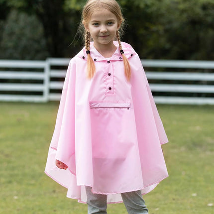 Lightweight Kids Rain Poncho Jacket Waterproof Outwear Rain Coat