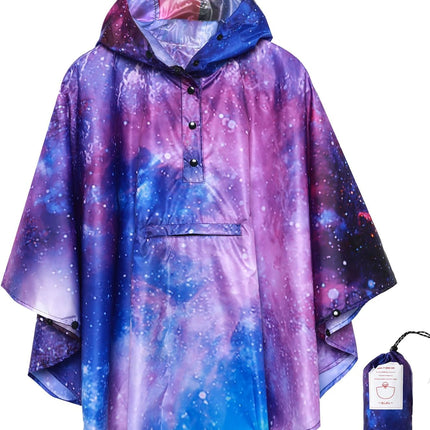 Lightweight Kids Rain Poncho Jacket Waterproof Outwear Rain Coat