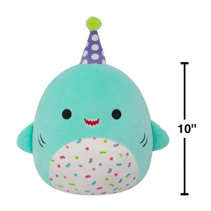 Squishmallows 10” Sharon the Shark Plush – Soft Stuffed Animal, Birthday Gift