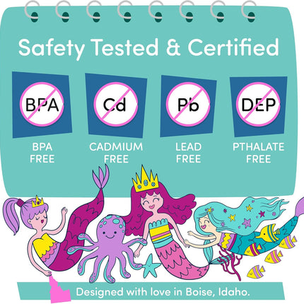 Kids Rain Boots for Girls & Boys – Waterproof Natural Rubber Toddler Rain Boots with Non-Slip Outsole & Easy Pull Handles – Solid, Pattern & Glitter Designs