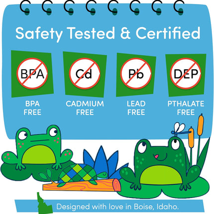 Kids Rain Boots for Girls & Boys – Waterproof Natural Rubber Toddler Rain Boots with Non-Slip Outsole & Easy Pull Handles – Solid, Pattern & Glitter Designs