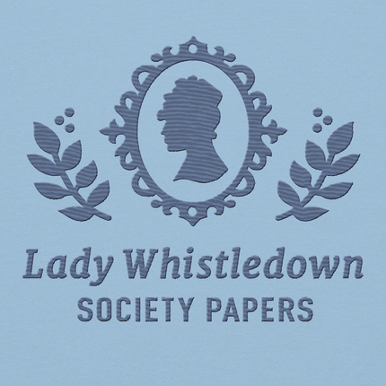 Bridgerton Lady Whistledown Embroidered Crewneck Sweatshirt