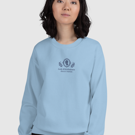 Bridgerton Lady Whistledown Embroidered Crewneck Sweatshirt