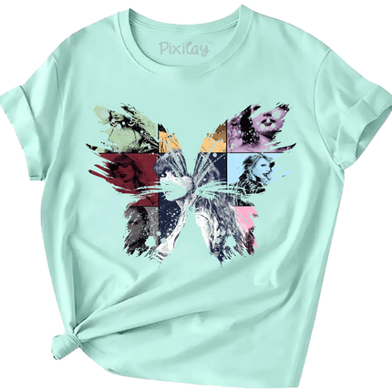 Butterfly Lover Girls Short Sleeve T-Shirt