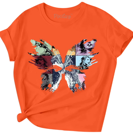 Butterfly Lover Girls Short Sleeve T-Shirt