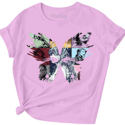 Butterfly Lover Girls Short Sleeve T-Shirt