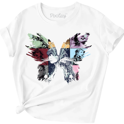 Butterfly Lover Girls Short Sleeve T-Shirt
