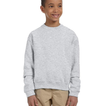 Jerzees 562B: Youth 8 oz. NuBlend(r) Fleece Crew