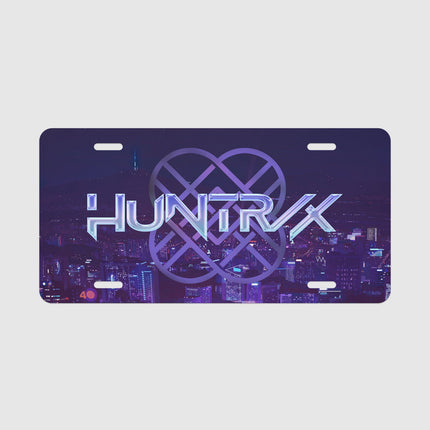 KPop Demon Hunters HUNTR/X Logo Vanity Plate