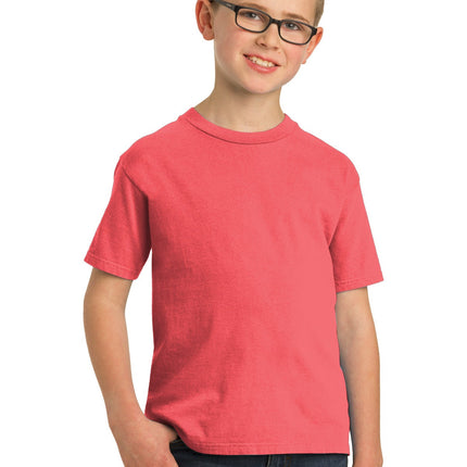Port & Company ®  Youth Beach Wash ™  Garment-Dyed Tee. PC099Y