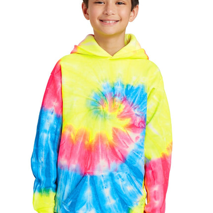 Port & Company ®  Youth Tie-Dye Pullover Hooded Sweatshirt. PC146Y