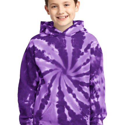 Port & Company ®  Youth Tie-Dye Pullover Hooded Sweatshirt. PC146Y