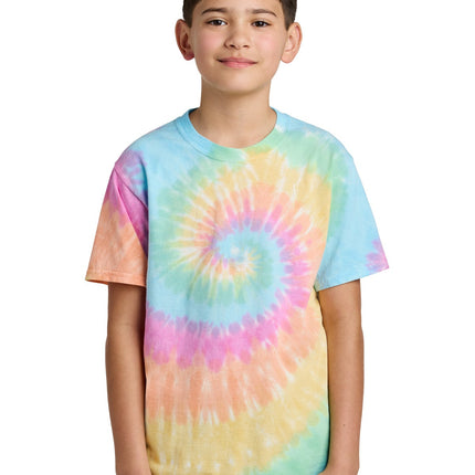 Port & Company ®  - Youth Tie-Dye Tee. PC147Y, Basic Colors