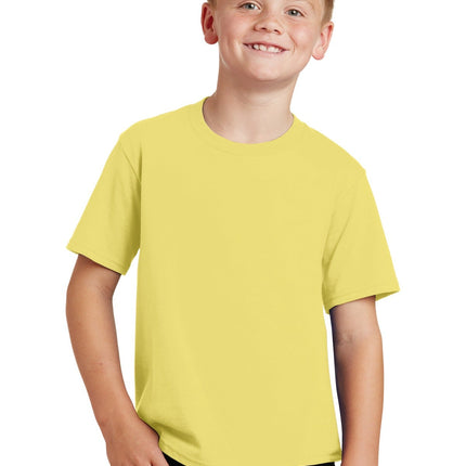 Port & Company ®  Youth Fan Favorite Tee. PC450Y, Basic Colors