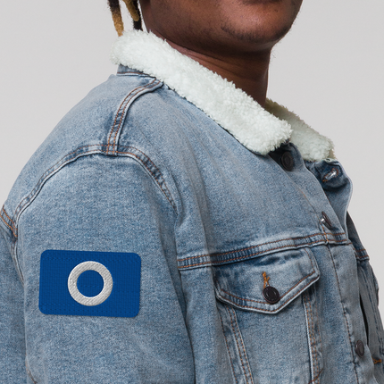 Squid Game Blue O Embroidered Patch