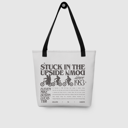 Stranger Things Stuck In The Upside Down Tote Bag