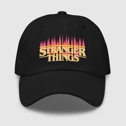 Stranger Things Fire Logo Dad Hat