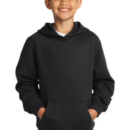 Sport-Tek YST254: Youth Pullover Hooded Sweatshirt