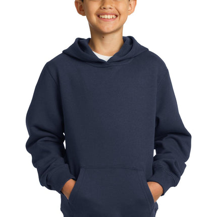 Sport-Tek YST254: Youth Pullover Hooded Sweatshirt