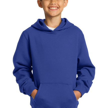 Sport-Tek YST254: Youth Pullover Hooded Sweatshirt