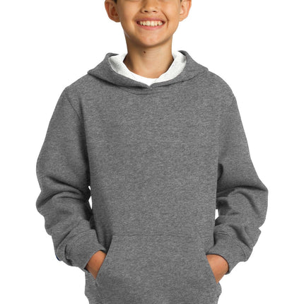Sport-Tek YST254: Youth Pullover Hooded Sweatshirt