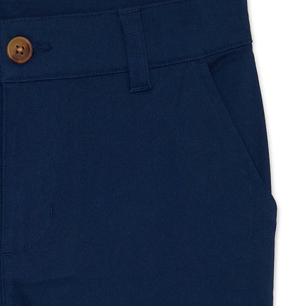 Wonder Nation Boys School Uniform Flat Front Shorts, Sizes 4-18 & Husky