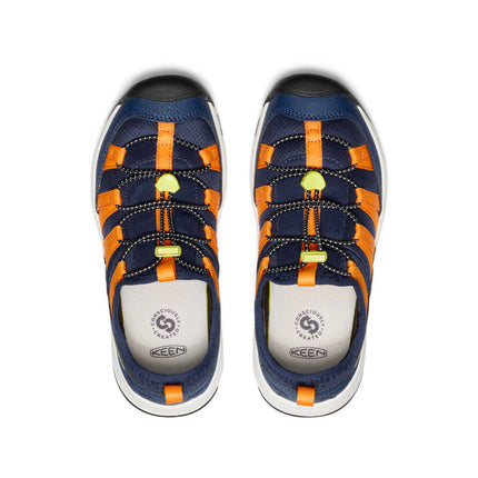 Big Kids' Motozoa Sneaker  |  Naval Academy/Bright Marigold