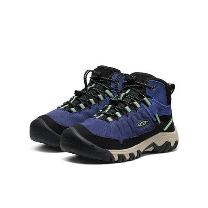 Big Kids' Targhee IV Waterproof Hiking Boot  |  Skipper Blue/Hemlock