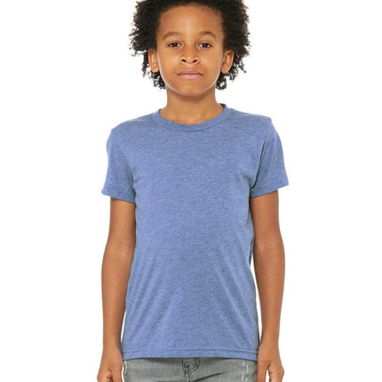 Bella+Canvas 3413Y: Youth Triblend Short Sleeve Tee