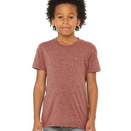 Bella+Canvas 3413Y: Youth Triblend Short Sleeve Tee