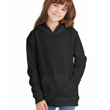 Hanes P473: Youth 7.8 oz. EcoSmart(r) 50/50 Pullover Hood